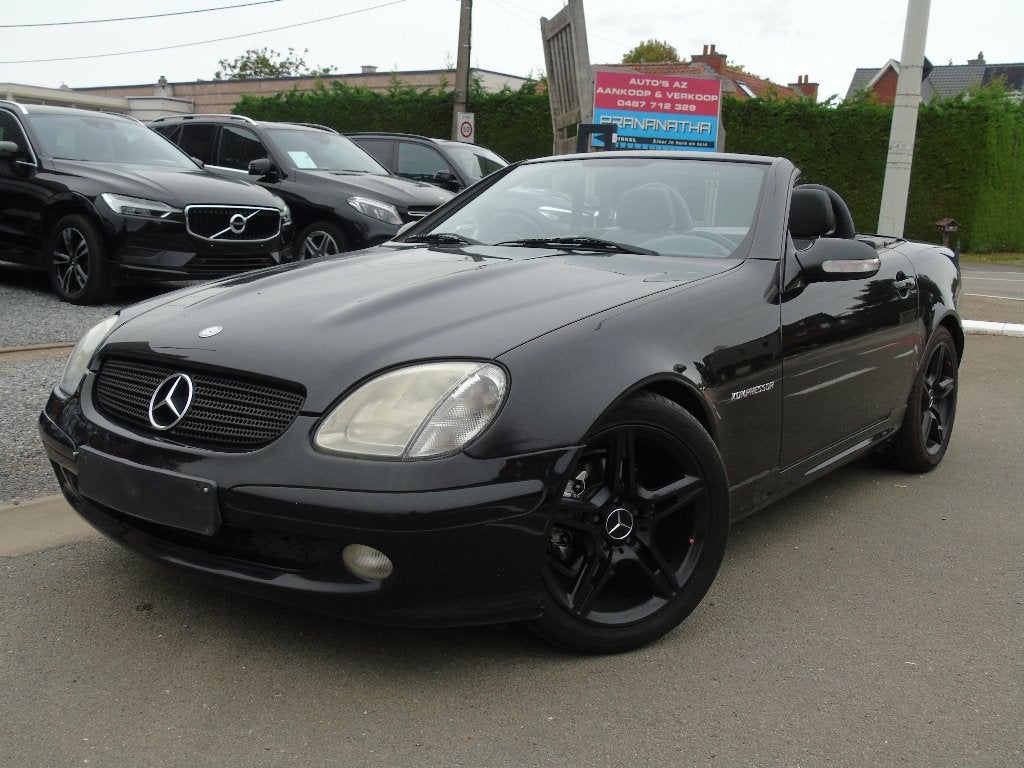 Mercedes SLK 200 Kompressor Cabrio *2002 *AIRCO*AUTOMAAT, Cuir, Achat, Entreprise, Jantes en alliage léger