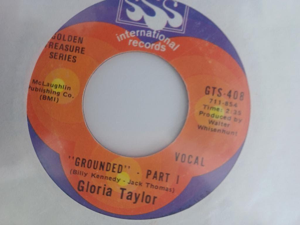 Northern soul 45: Gloria Taylor – Grounded Part 1, Gebruikt, 7 inch, Single, Ophalen of Verzenden