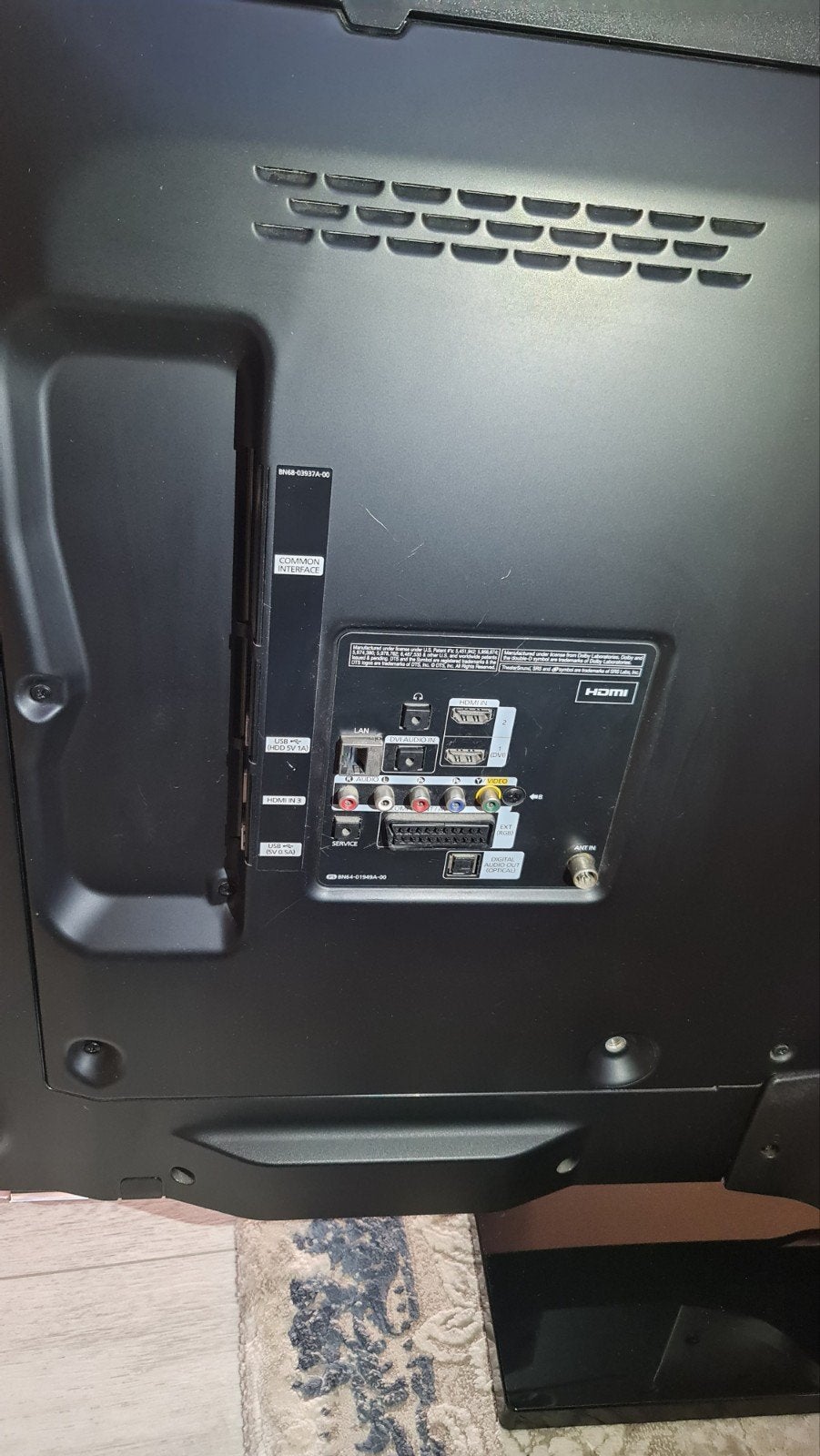Verkoop grote smart tv samsung tv met afstandsbieding 50"127, Audio, Tv en Foto, Televisies, Ophalen of Verzenden