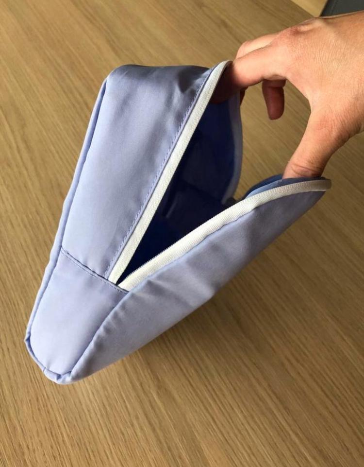 Bewaar etui pouch Lumea / toiletzak met rits lila, Enlèvement ou Envoi, Comme neuf