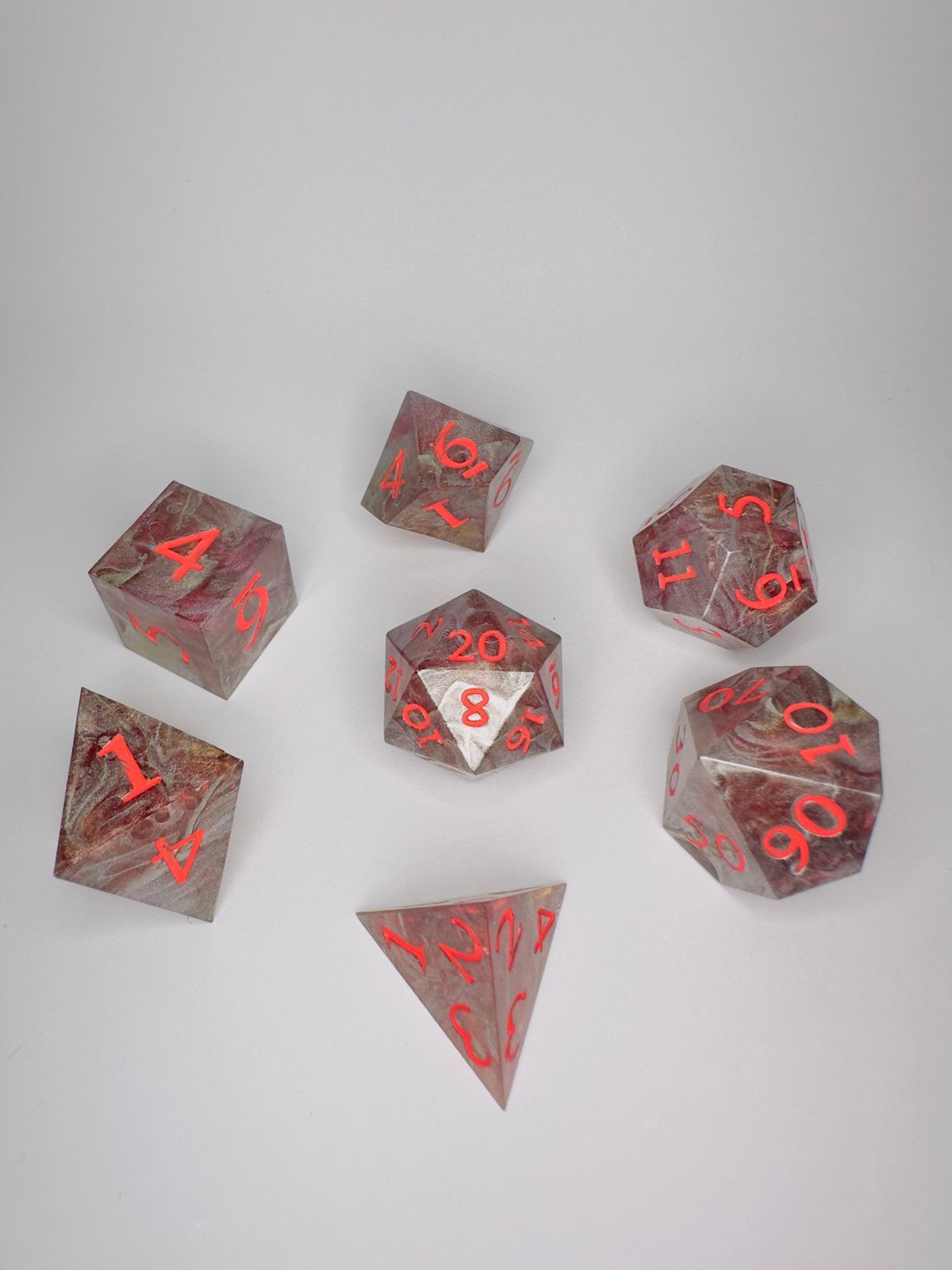 Handgemaakte resin dice sets, Hobby en Vrije tijd, Gezelschapsspellen | Overige, Ophalen of Verzenden, Nieuw