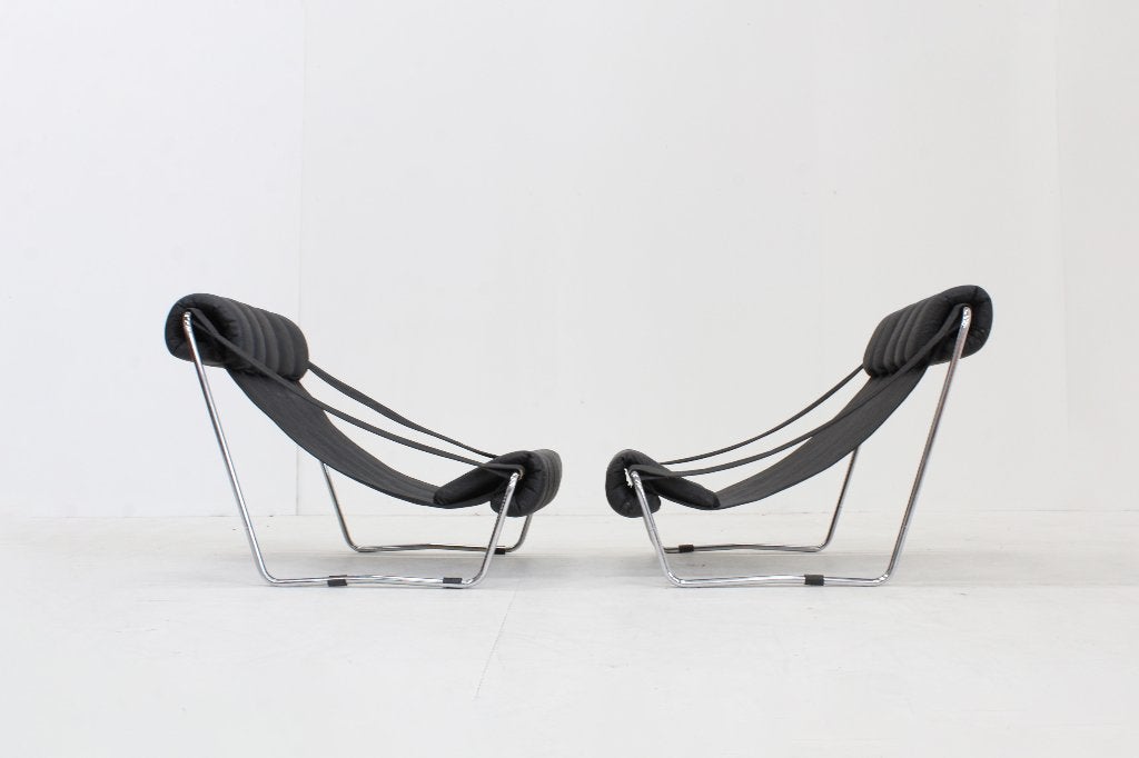 Vintage italiaanse fauteuils Corsini & Wiskemann voor Cinova, Maison & Meubles, 100 à 125 cm, Enlèvement ou Envoi, Comme neuf