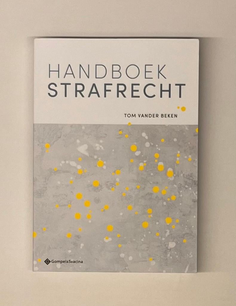 Handboek Strafrecht (editie 2025) – Nieuw, Neuf, Enlèvement ou Envoi, Enseignement supérieur, Gompels & Svacina