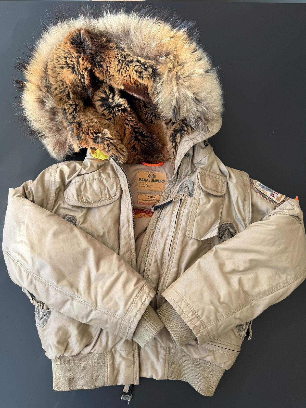 Jas Parajumpers Masterpiece Series Anthology – maat 8 jaar, Kinderen en Baby's, Ophalen of Verzenden, Zo goed als nieuw, Jas