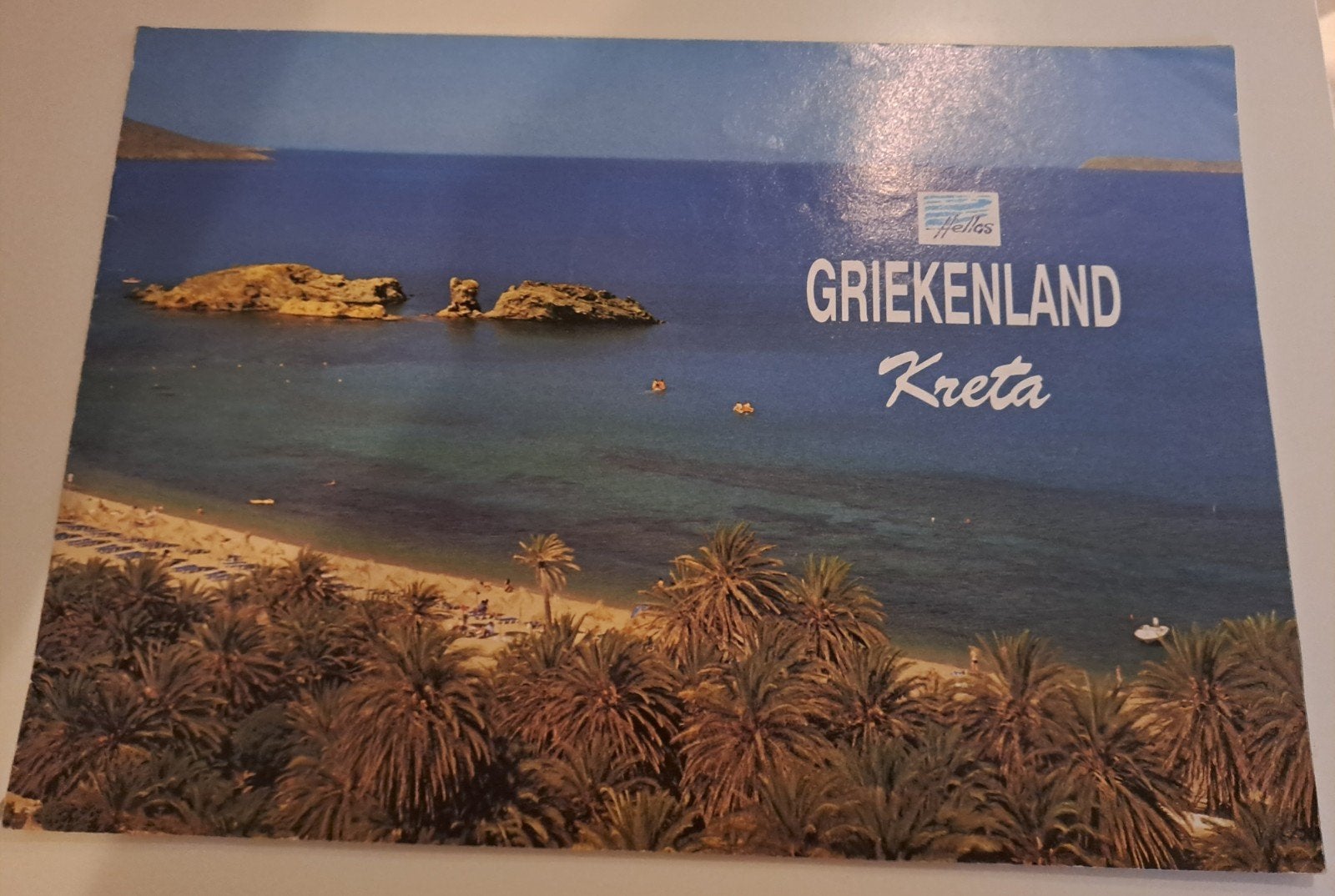 Kreta Griekenland folder, Boeken, Catalogussen en Folders, Ophalen of Verzenden, Zo goed als nieuw, Folder