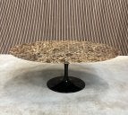 Saarinen High Tulip Table -  brown Emperador marmer, Enlèvement ou Envoi