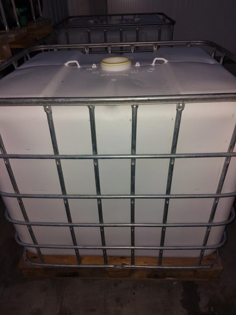 Melk witte IBC 1000l. anti alg !, Tuin en Terras, Regentonnen, Ophalen
