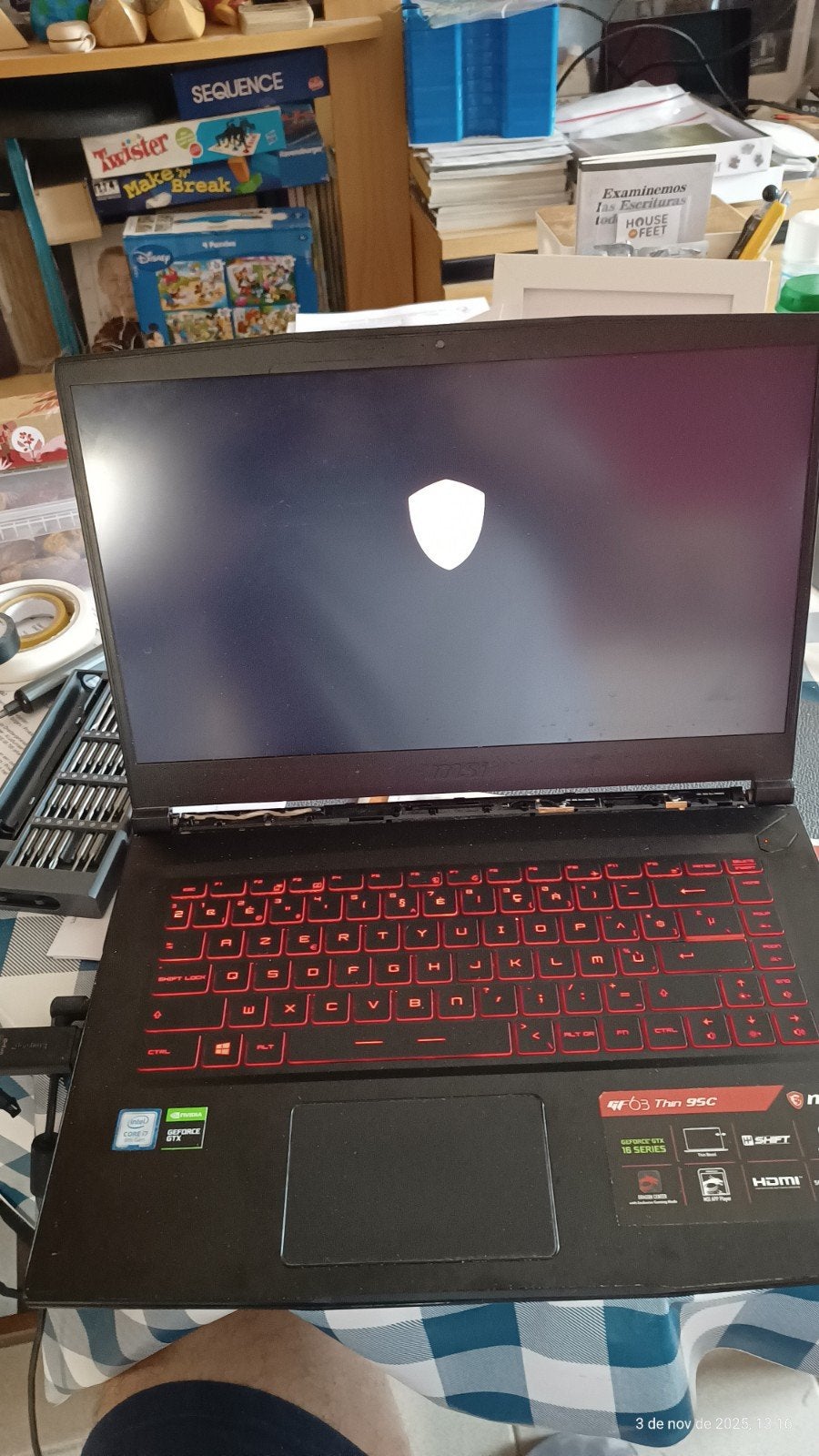 Gaming Laptop Msi GF63, Computers en Software, Windows Laptops, Ophalen, 15 inch, Refurbished, Gaming