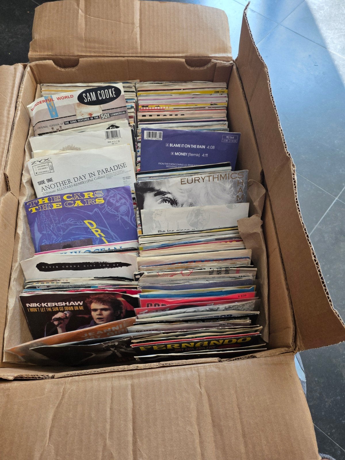 +- 400 singles de la collection DJ, CD & DVD, Vinyles | Compilations, Enlèvement