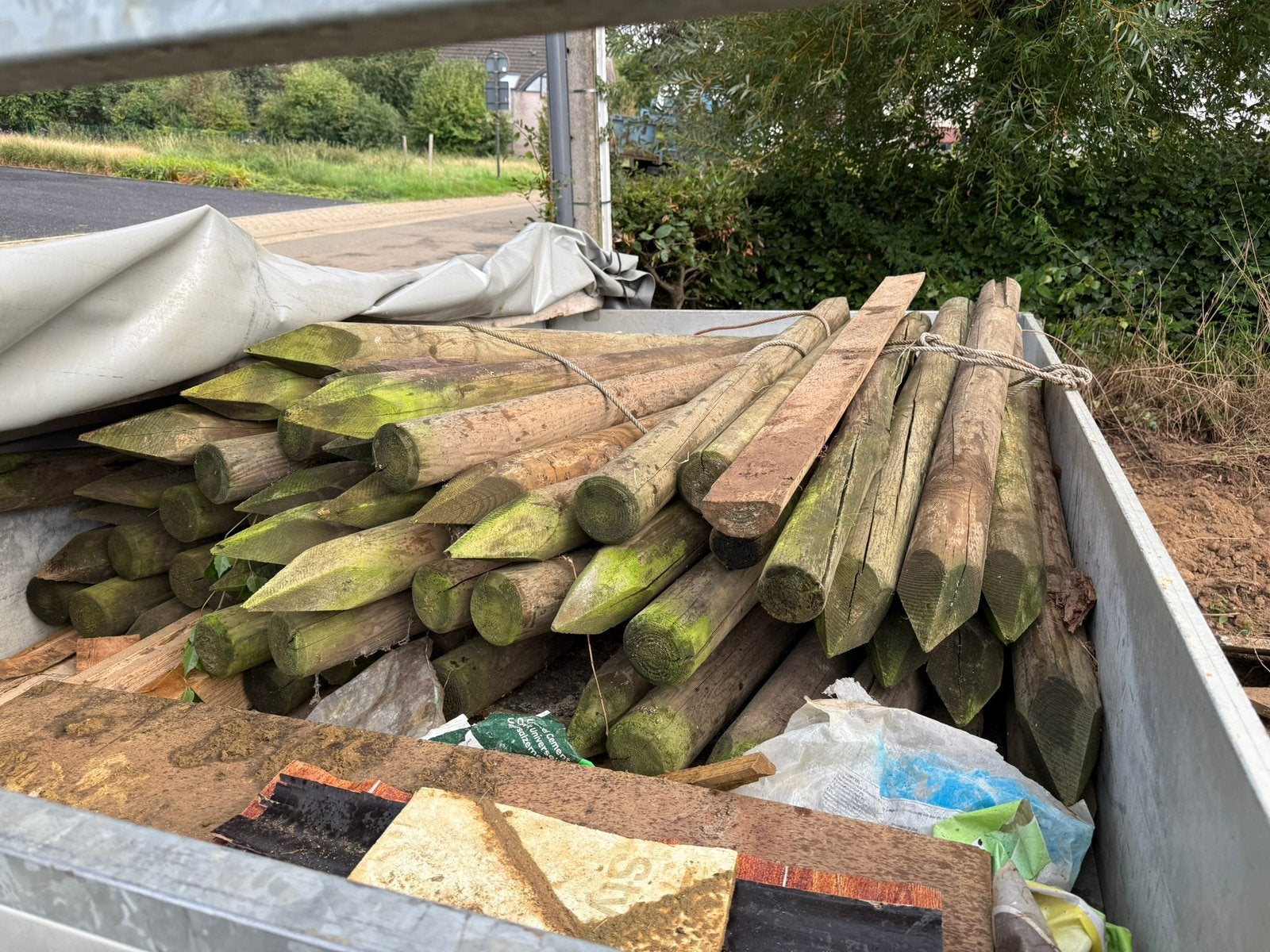 Weidepalen geimpregneerd 140cm 36stuks, Dieren en Toebehoren, Weidegang