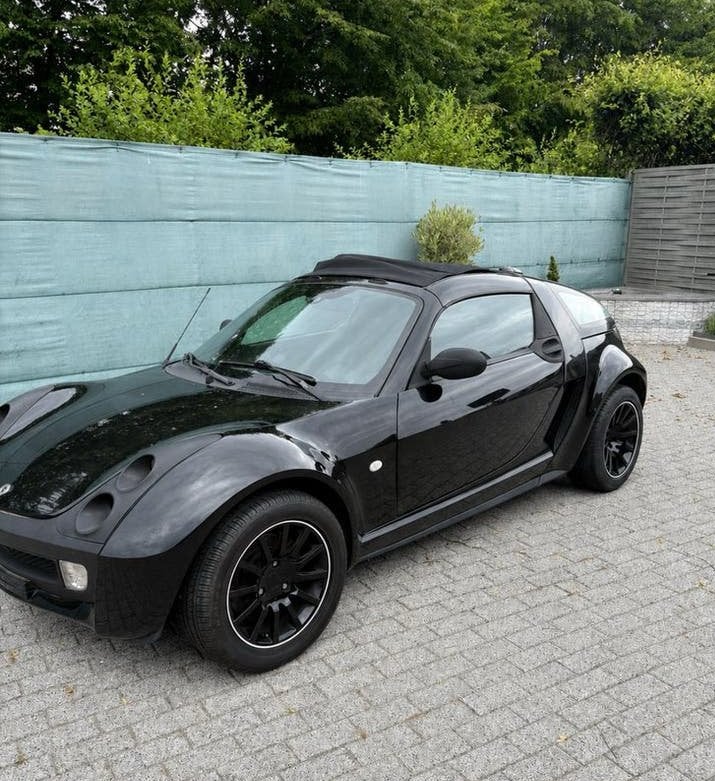 Smart roadster coupe!!!!, Auto's, Smart, Automaat, Achterwielaandrijving, Zwart, USB