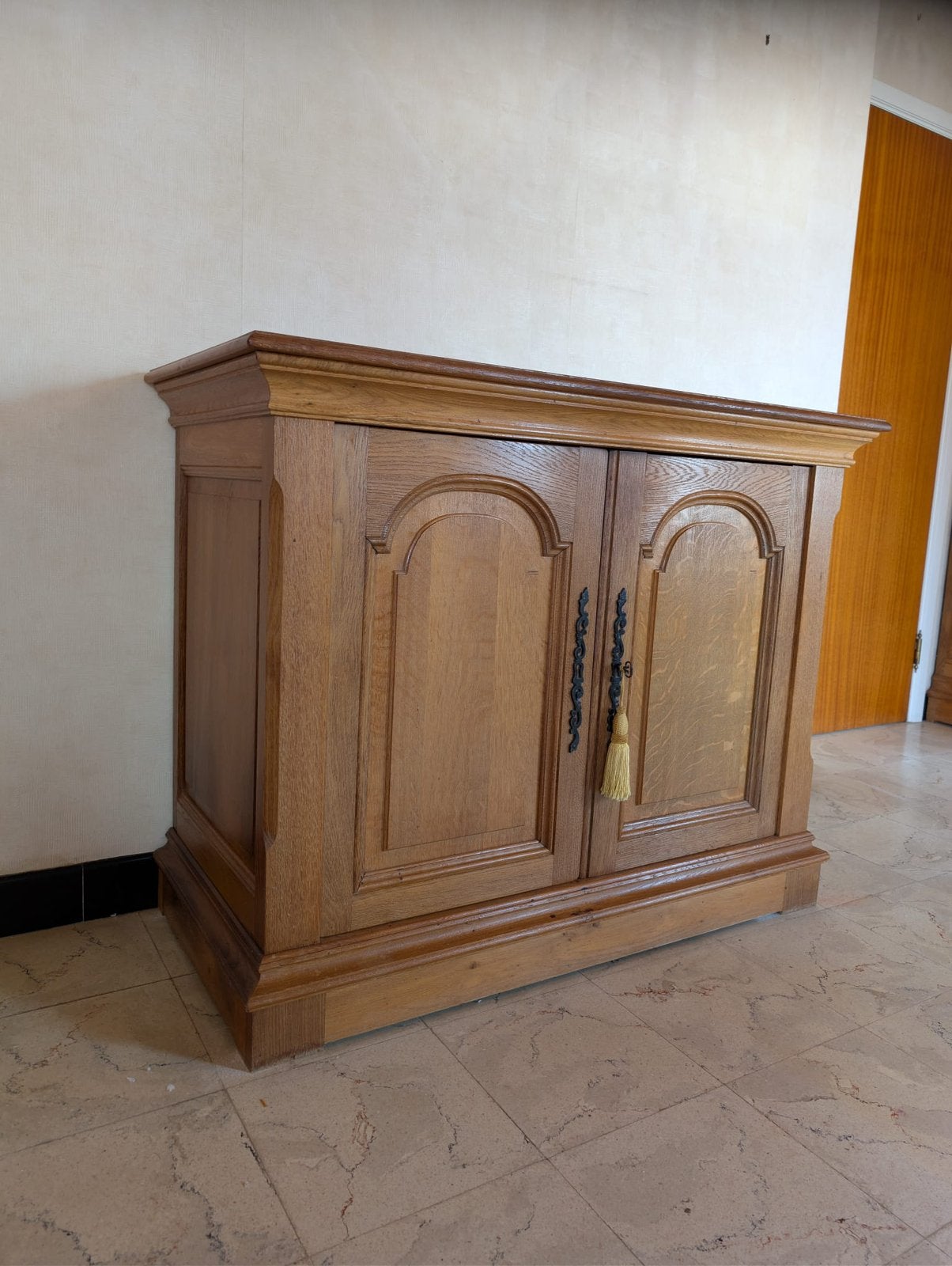 Masief eiken Meubel set woonkamer, Ophalen, Zo goed als nieuw