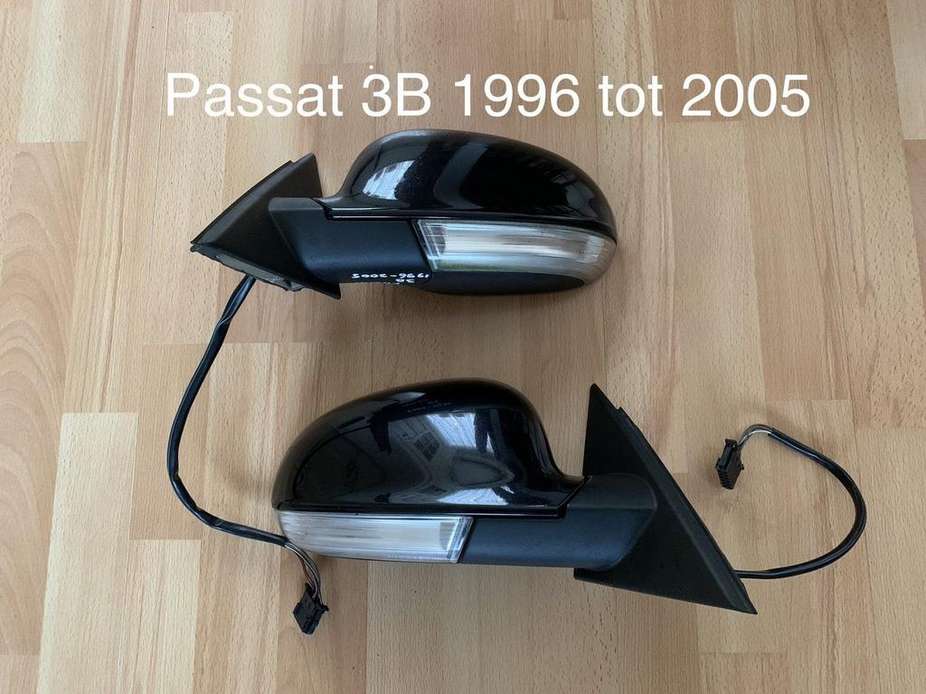 buitenspiegel set volkswagen passat 1996 tot 2005 zwart, Volkswagen, -, Utilisé, -