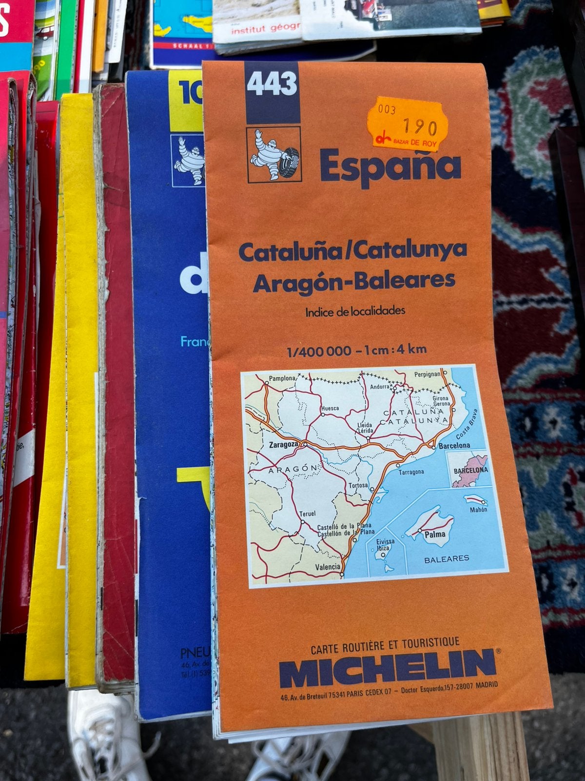 Lot vintage wegenkaarten, Boeken, Atlassen en Landkaarten, Ophalen of Verzenden, Gelezen, Overige typen