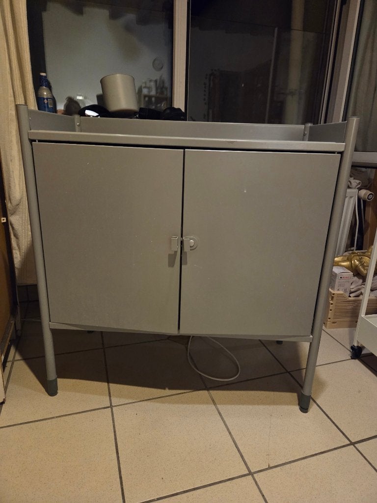 ijzeren kast, Ophalen, Gebruikt