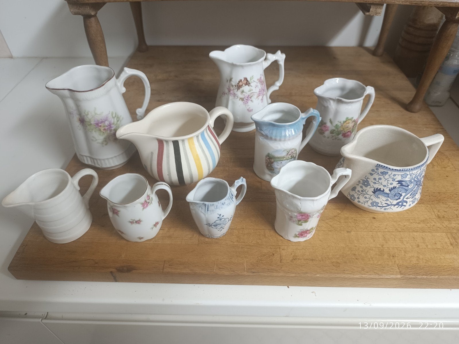 collection de pots a crème 19'/20', Antiquités & Art, Enlèvement ou Envoi