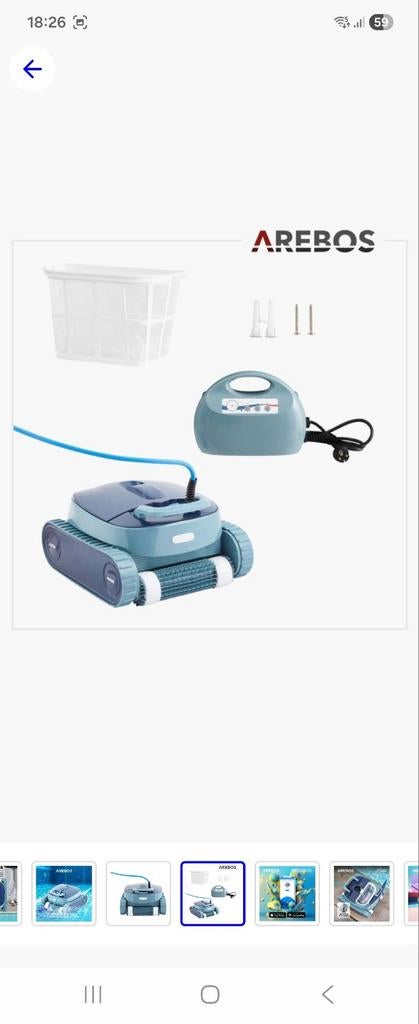 Robot de piscine, Enlèvement