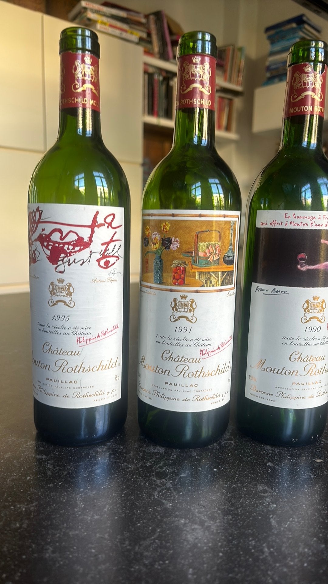 Chateau Mouton Rotchild Etiquette, Ophalen, Gebruikt, Frankrijk, Overige typen