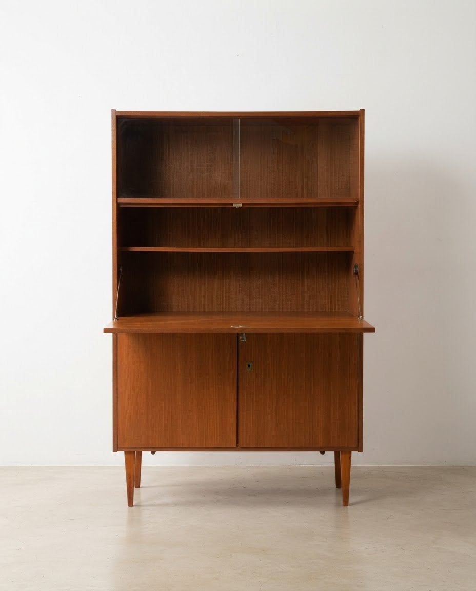 Meuble secrétaire vintage – Allemagne, années 60, Maison & Meubles, Enlèvement, Utilisé