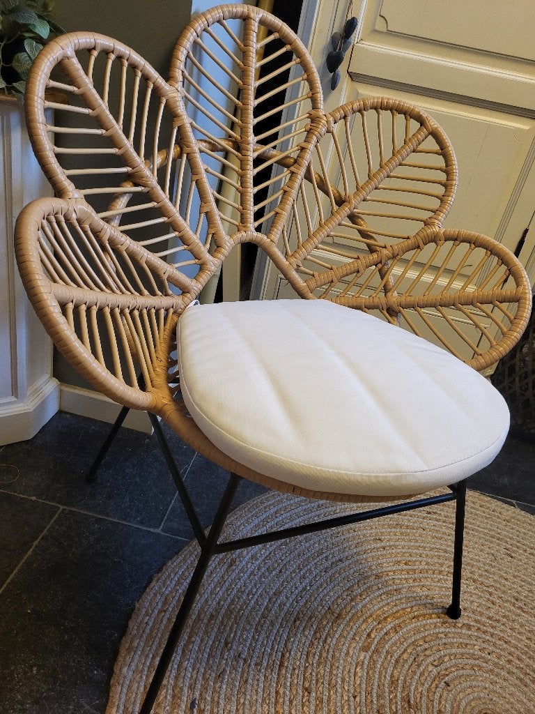 Chaise fleur maison du monde, Maison & Meubles, Comme neuf, Enlèvement, Une, Synthétique