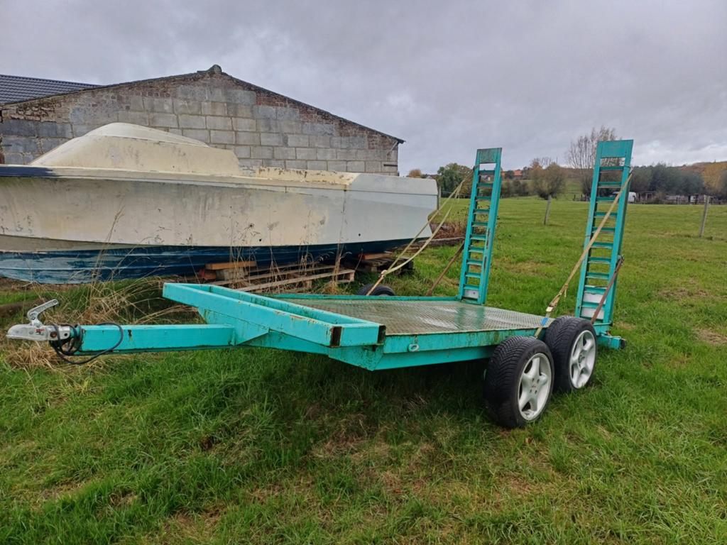 Aanhangwagen /Dieplader, Ophalen