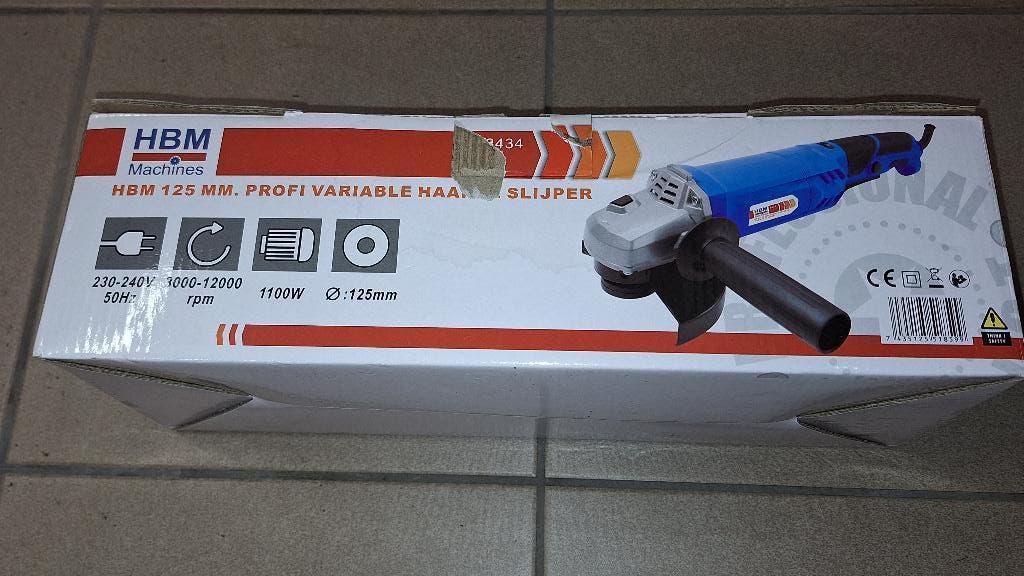 HBM 125 mm PROFI Variable haakse slijper, Enlèvement ou Envoi, Neuf, 1000 watts ou plus