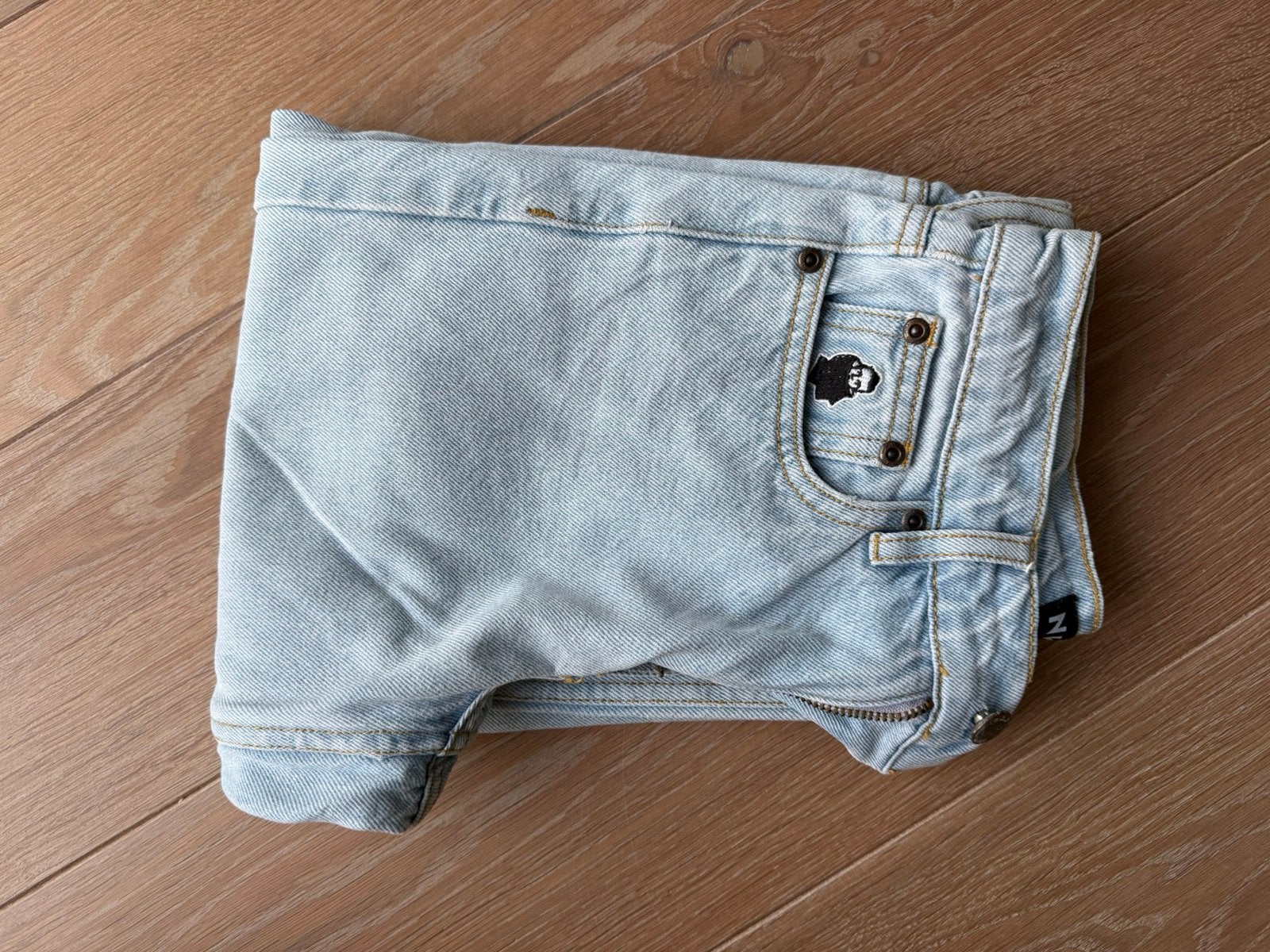 Lichtblauwe Jeans NNSNS - type Nessie - maat 22/26, Enlèvement ou Envoi, Utilisé, Garçon