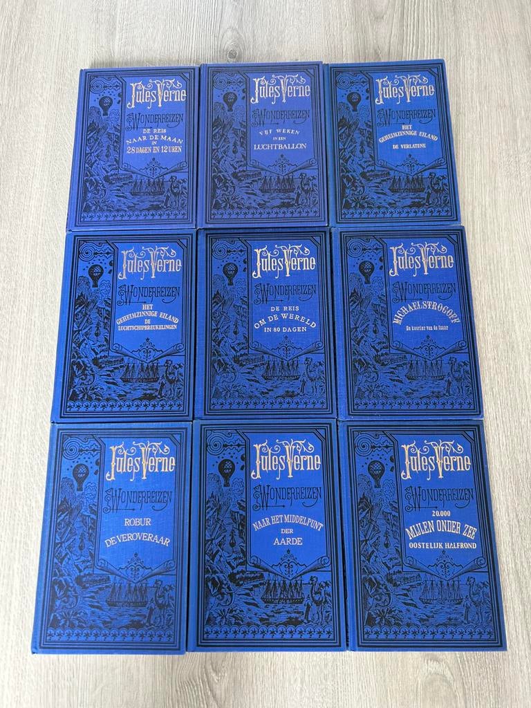 Livres de Jules Verne (9x), Enlèvement ou Envoi, Utilisé, Belgique