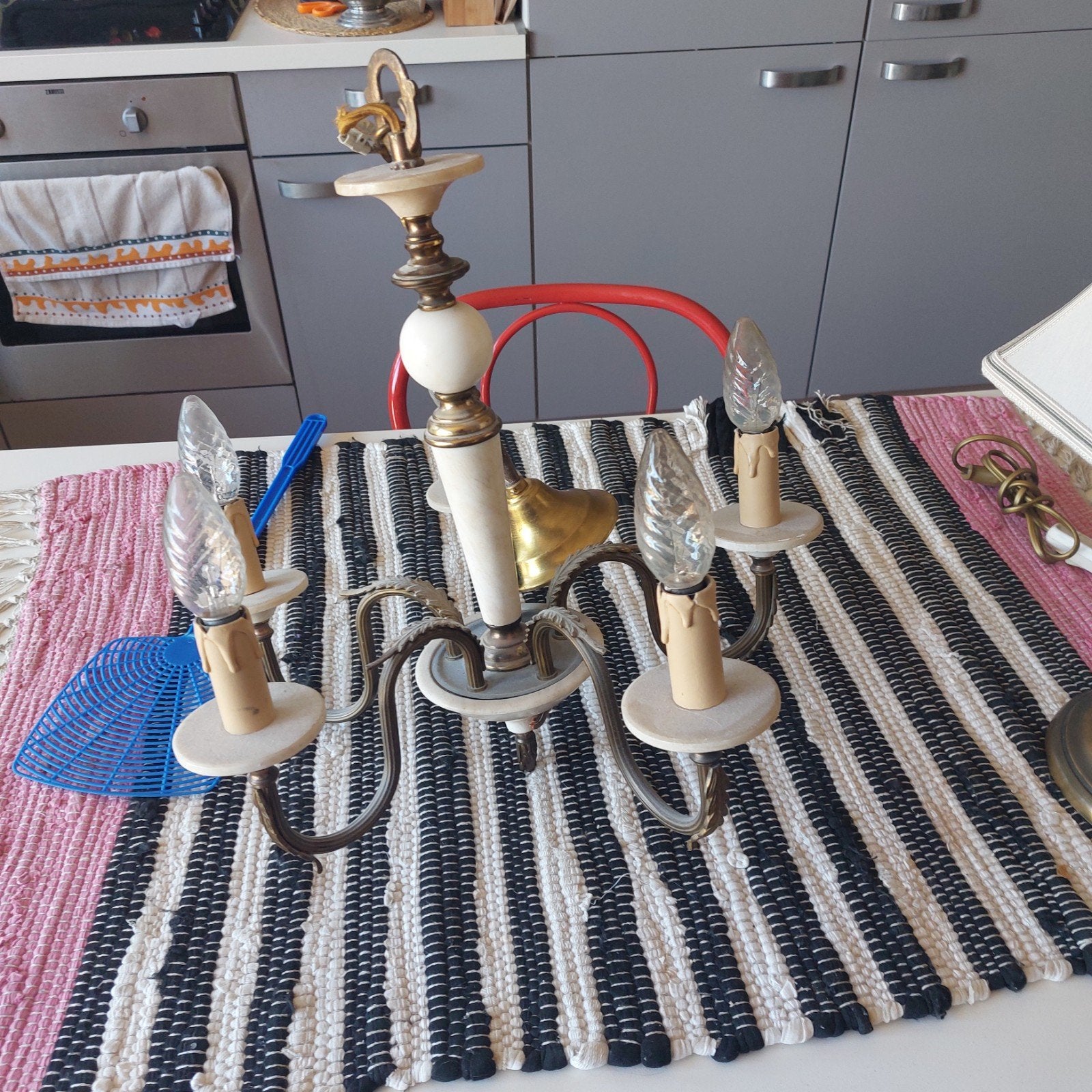 mooie antieke luster, Ophalen