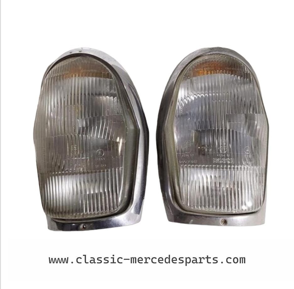 Koplampen set Mercedes W108, Gebruikt, -, Ophalen of Verzenden, -