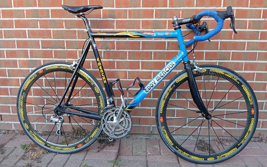 KOERSFIETS EDDY MERCKX ELITE COSMIC CARBONE MAAT 62, Fietsen en Brommers, Gebruikt, Aluminium, 61 tot 65 cm, Meer dan 20 versnellingen