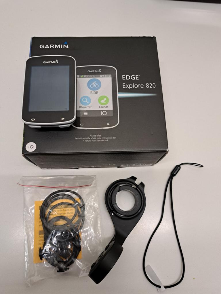 Garmin Edge Explore 820, Enlèvement