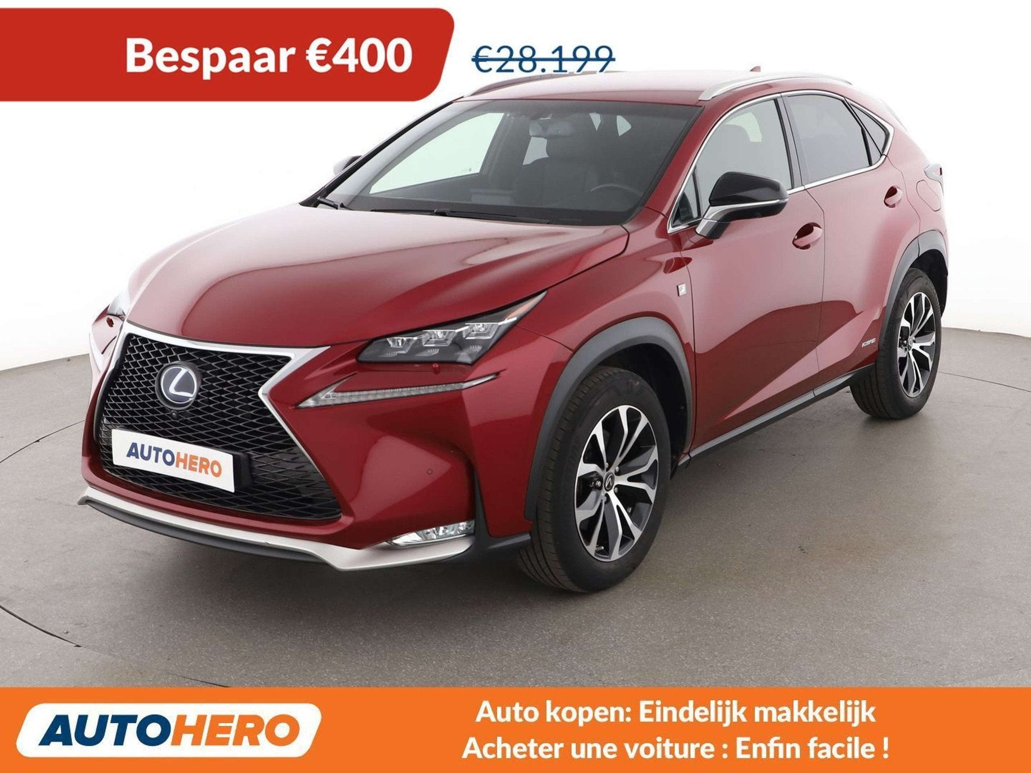 Lexus NX 300h NX 300h E-Four F Sport (bj 2017, automaat), Auto's, 197 pk, 145 kW, Gebruikt, Zwart