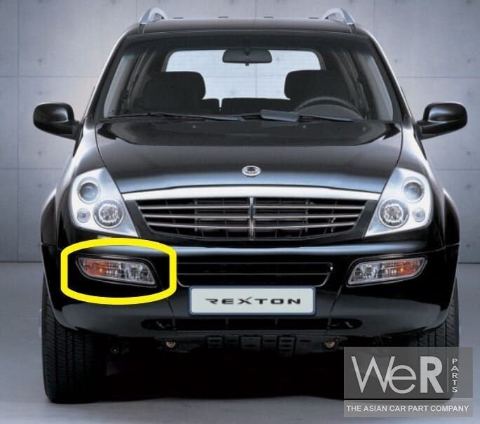 Richtingaanwijzerlamp Mistlamp rechts voor SsangYong Rexton, KGM Europe GmbH, Ophalen of Verzenden, Info@smotor.com, Ssangyong