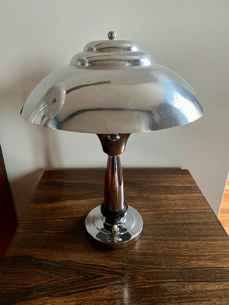 Art Deco tafellamp, Ophalen, Bureaulamp, B22 (Bajonetsluiting), Art deco
