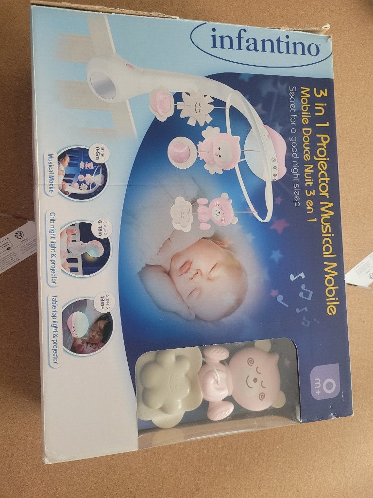 Infantino 3-in-1 Projector Muziekmobiel, Kinderen en Baby's, Ophalen, Zo goed als nieuw, Overige typen, Met licht