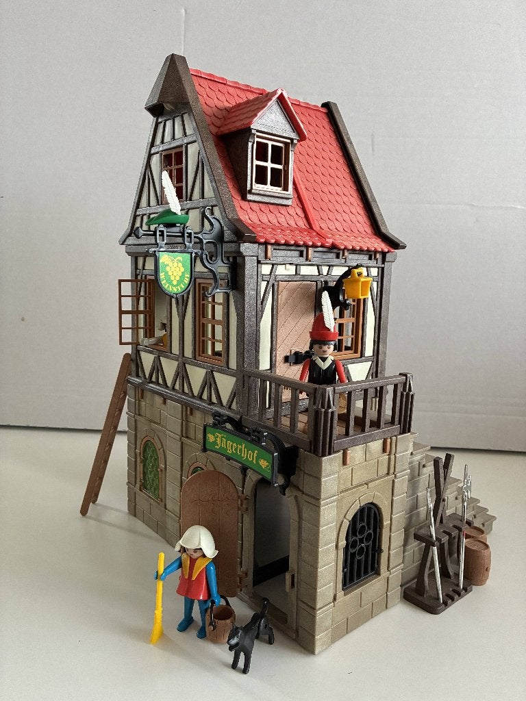 Playmobil 3448 - Auberge médiévale Jägerhof - Lot B1, Historique, Enlèvement ou Envoi, Bâtiment, Kit complet