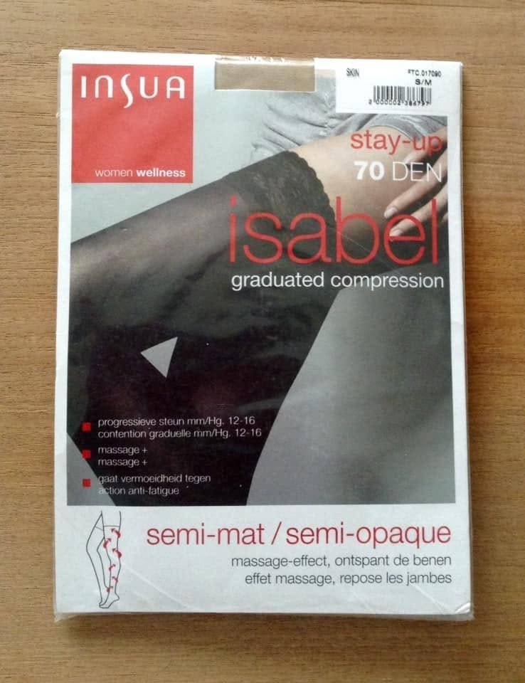 Insua "Isabel" Stay-up Steunkousen 70 DEN – Maat S/M–NIEUW, Kleding | Dames, Stay-up kousen, Maat 35 t/m 38, Nieuw, Ophalen of Verzenden
