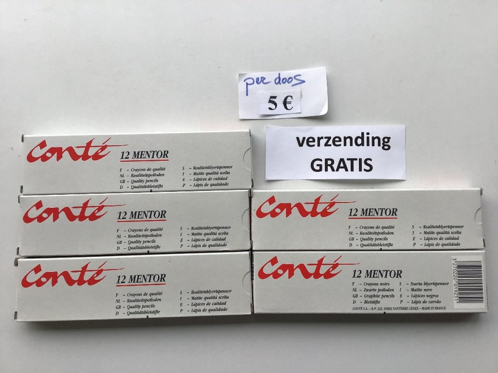 5 nouvelles boîtes de 12 crayons avec livraison gratuite, Enlèvement ou Envoi