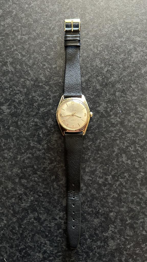 Vintage Horloge Rodania Secondo Meter - 17 Jewels - Werkend, Overige merken, Staal, Polshorloge, Verguld