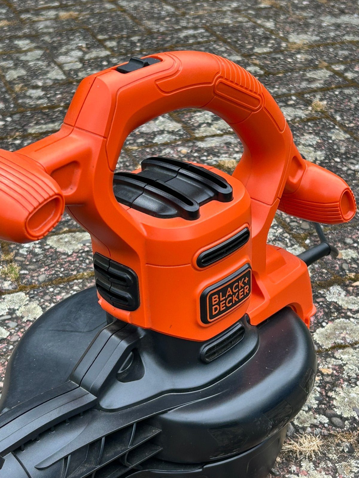 Bladblazer, Tuin en Terras, Bladblazers, Ophalen, Handgedragen, Zo goed als nieuw, Met opvangzak