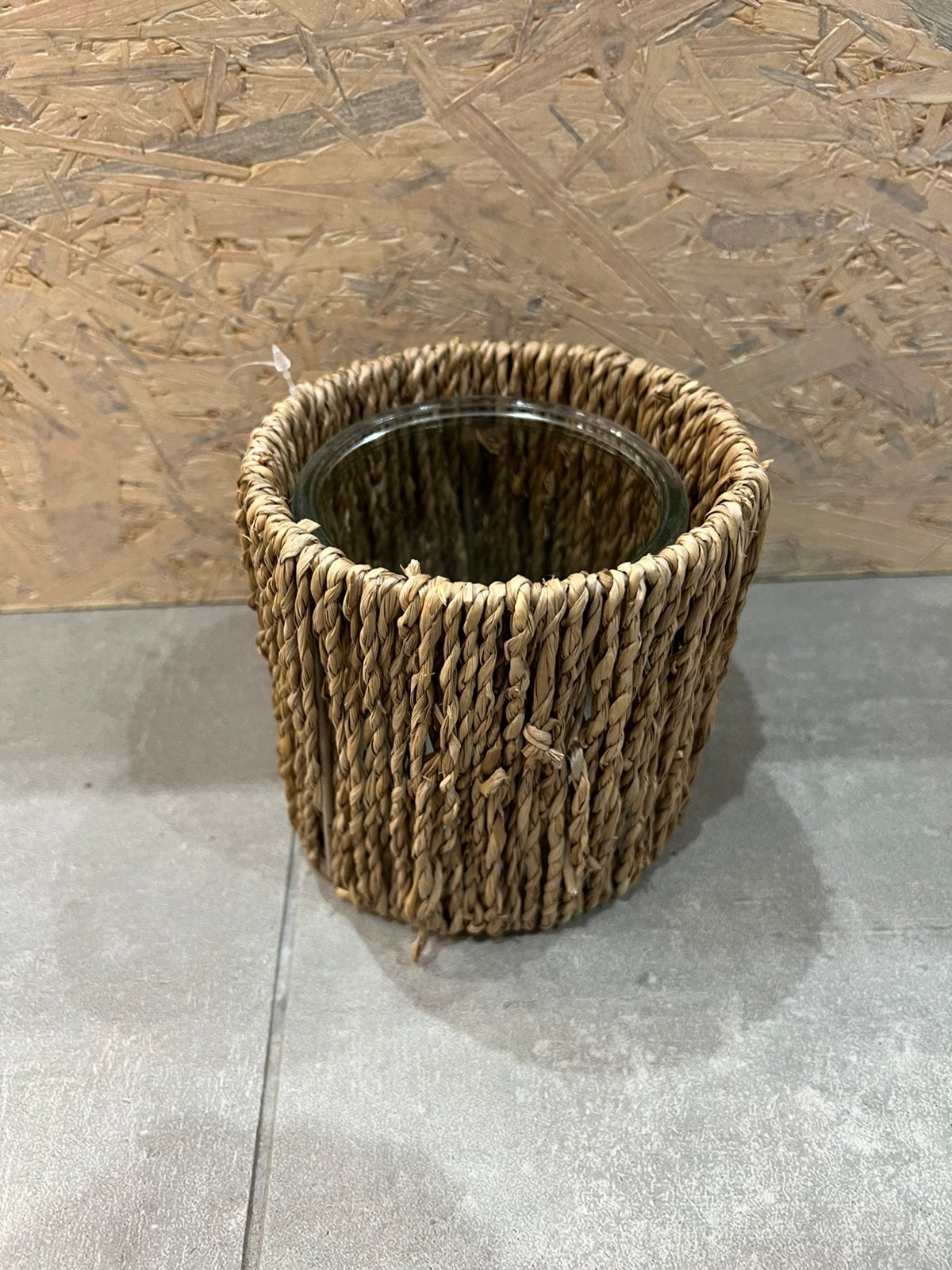 Theelichthouder Inca Naturel - 12cmx12cm, Ophalen, Nieuw