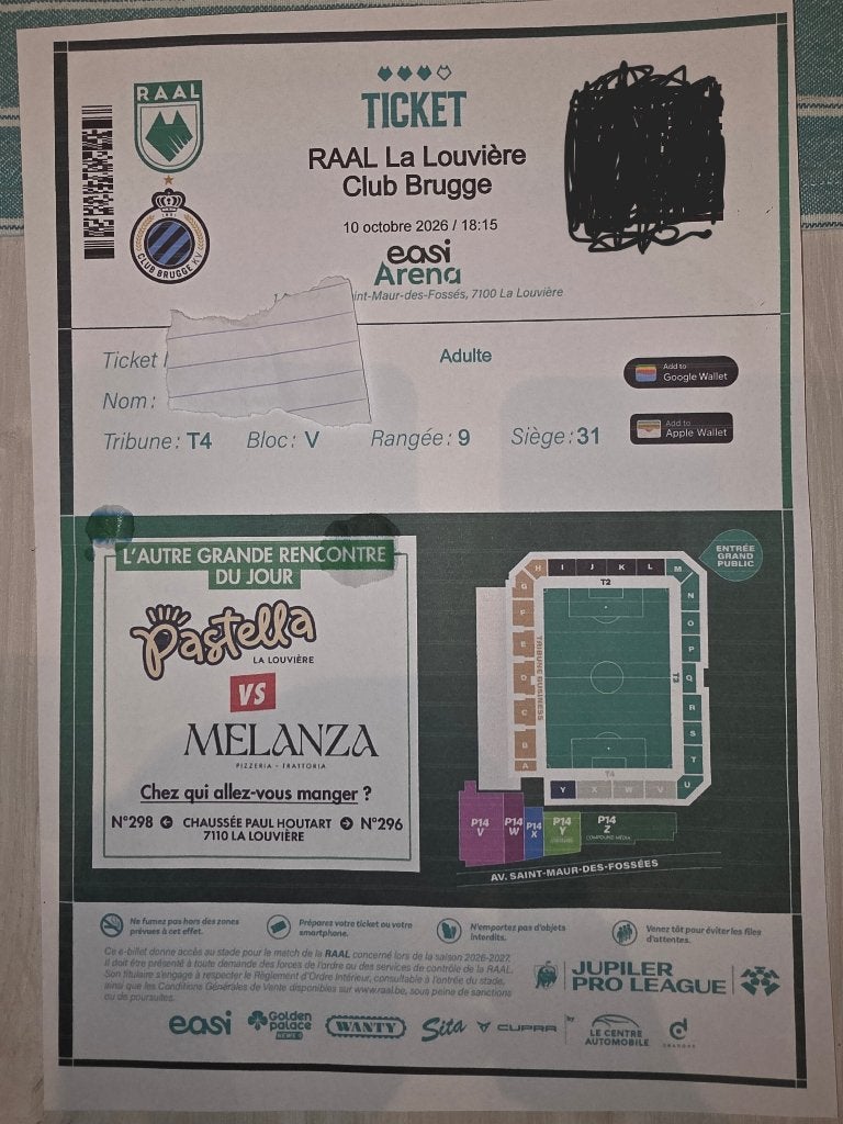 Ticket foot, Plus grand que la taille XL, Enlèvement, Neuf, Autres types