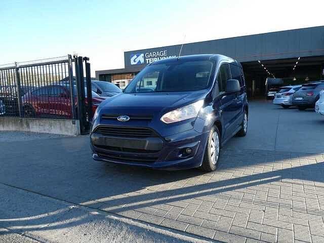 Ford Transit Connect 1.6 TDCi 75pk 3pl Lichte Vracht BTW, Auto's, Euro 5, Blauw, Bedrijf, Parkeersensor