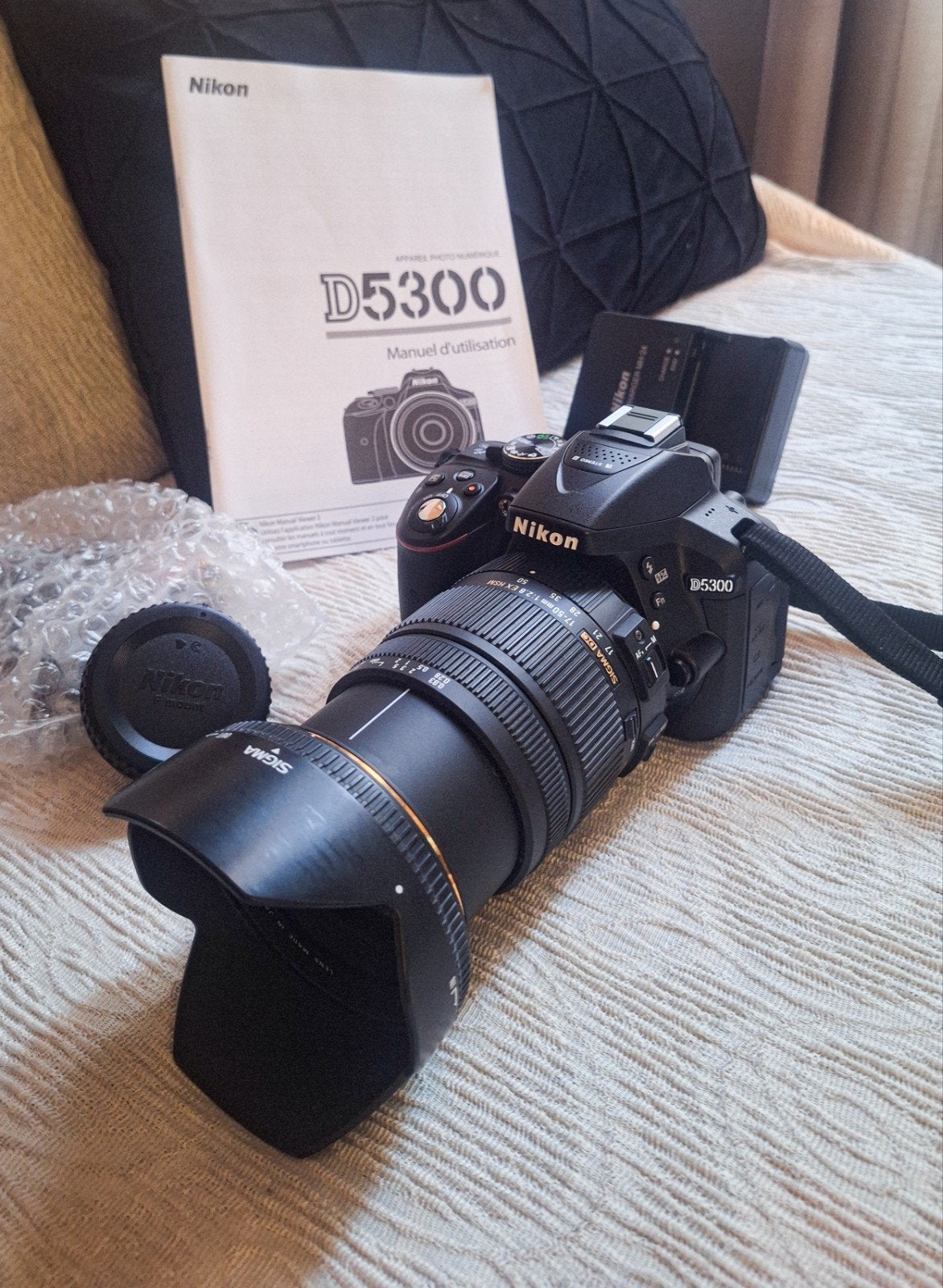 Nikon d5300 sigma 17 50 f2.8, TV, Hi-fi & Vidéo, Appareils photo numériques, Enlèvement, Nikon