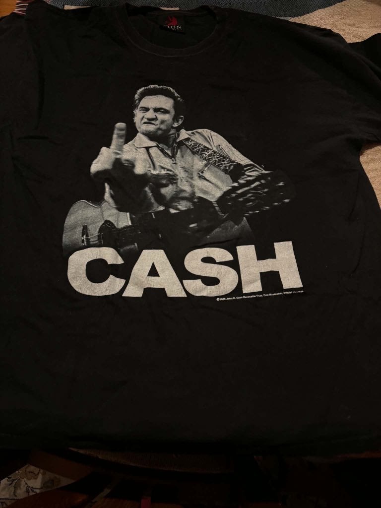 Johnny Cash T Shirt, Ophalen of Verzenden, Zo goed als nieuw