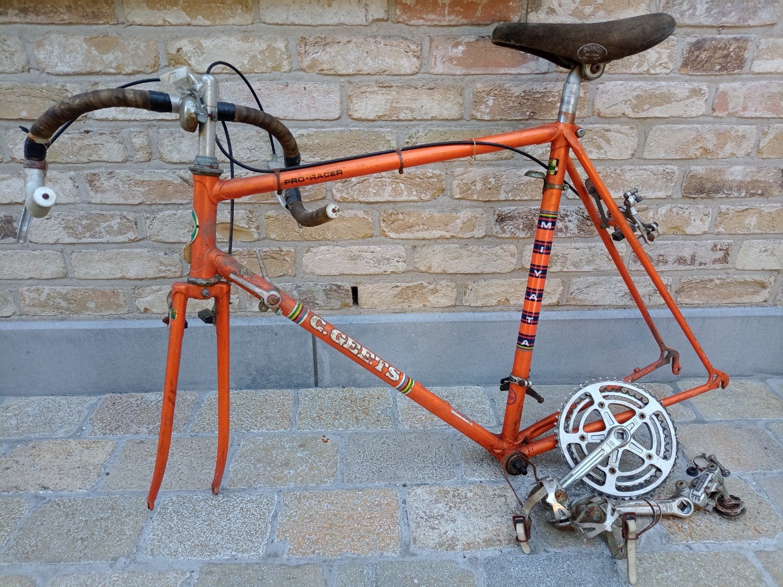 Retro fiets, Ophalen