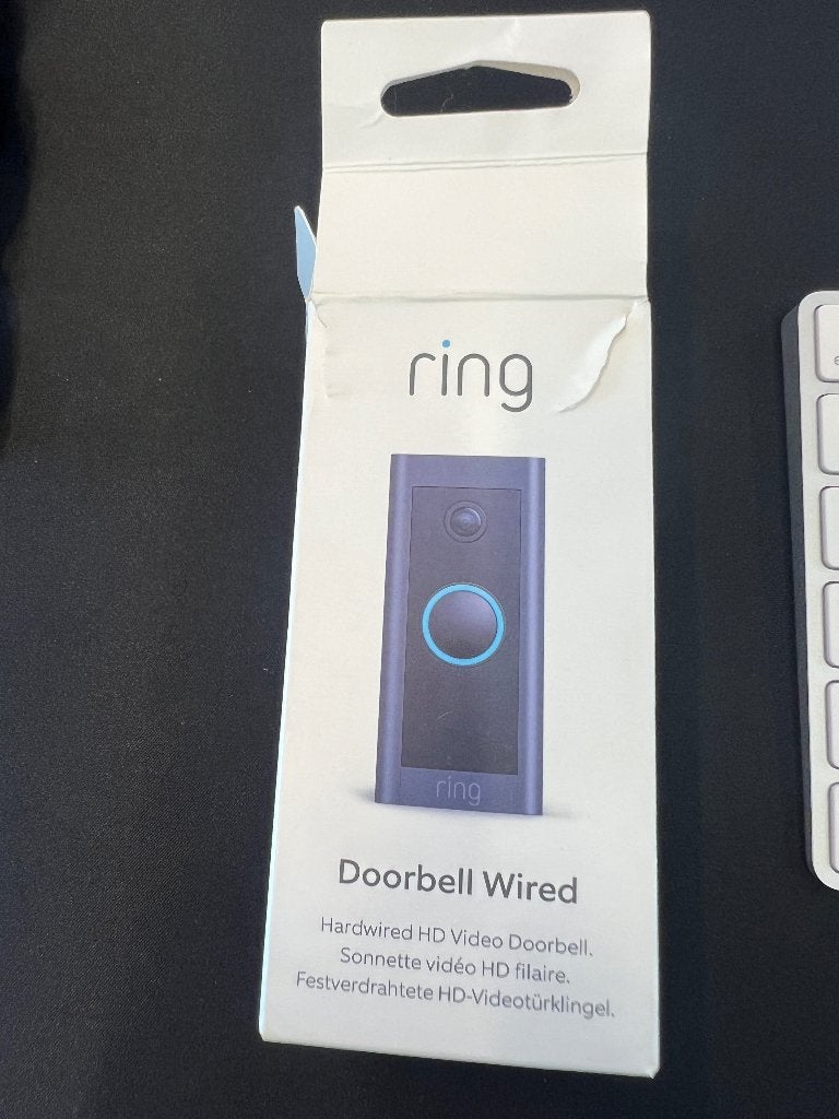 Ring doorbell wired, Enlèvement ou Envoi, Compatible avec les smartphones, Neuf, Filaire