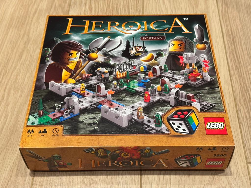 Lego heroica fortaan gezelschapsspel, Een of twee spelers, Ophalen of Verzenden, Gebruikt