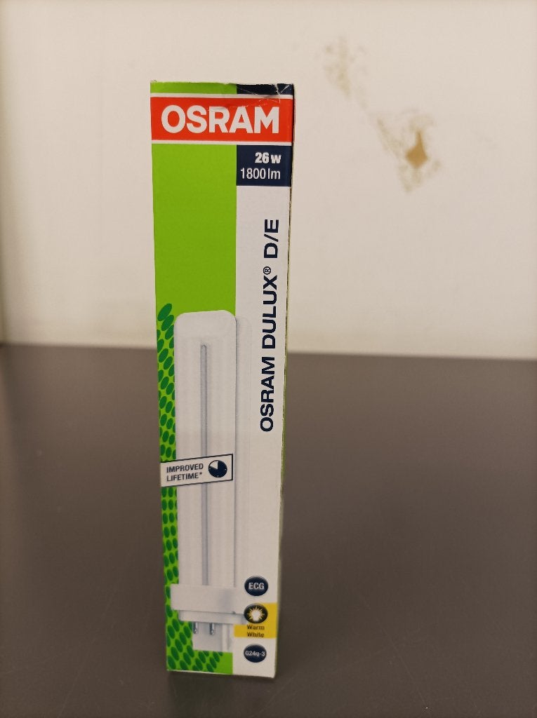 10 lampes Osram Dulux D/E 26W/830 g24q-3/4 broches, Neuf, Enlèvement ou Envoi, Osram, 10 à 30 watts